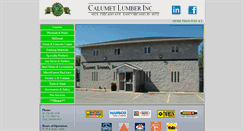 Desktop Screenshot of calumetlumber.com